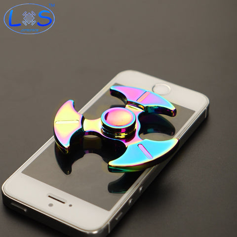 Multicolor Metal Tri-Spinner Hand Spinner - spincart
