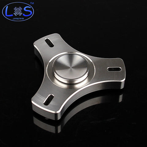 Tri-Spinner Fidget Toy Stainless Steel Hand Spinner For Autism - spincart