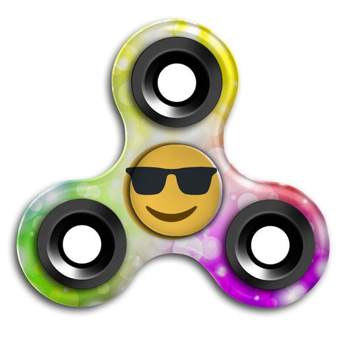 Fidget Spinner Emoji Tri-Spinner Fidget EDC Hand Spinner Anti Stress Fingertip - spincart