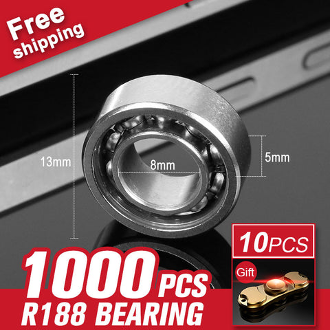 1000pcs R188 Bearing For Rainbow Fidget Spinner Metal Finger Hand Spinners Relieve Toy Focus Gyro Fingertip Accessories - spincart