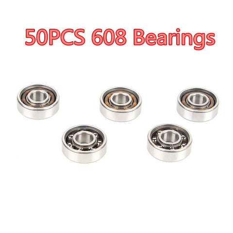 50Pcs 608 Bearing For led light batman stress Whee lEDC hand tri spinner fidget spinners lot tri-spinner toy For Autism and ADHD - spincart