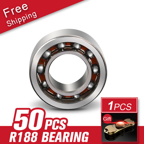 50pcs R188 Bearing Ball For Fidget Spinner Metal Toy Children Skateboard Toys Hardware Tools Accessories - spincart