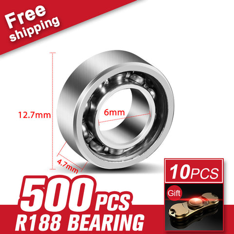 500pcs R188 Bearing For LED Bluetooth Speaker Handspinner Tri Fingertip Gyro Spinner Hardware Tool Accessories - spincart