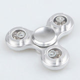 Hand Spinner Aluminum Alloy Gyro Metal LED Light Finger - spincart