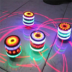 2017 New Colorful Luminous Music Flash Toys Gyroscope LED Gyroscope LED Toys Finger Spinner Fingertips Hand Spinner For Child - spincart