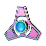 2017 New EDC Tri-Spinner Fidget Toys Pattern Hand Spinner Metal Fidget Spinner and ADHD Adults Children Educational Toys - spincart