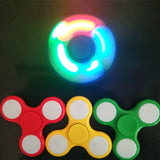 LED Light Fidget Spinner Finger ABS EDC Hand Spinner Tri For Kids Autism ADHD 5 Styles Anxiety Stress Relief Focus Handspinner - spincart