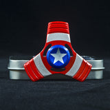 Super Hero US Captain Shield Metal Hand Spinner - spincart