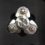 Tri-Spinner Fidget Toy Hand Spinner Metal Stainless - spincart