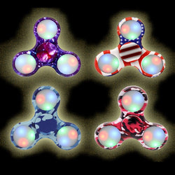 Funny joy Fidget Hand Finger Spinner As Function The LED color lights Spinning - spincart