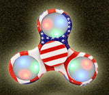 Funny joy Fidget Hand Finger Spinner As Function The LED color lights Spinning - spincart