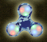 Funny joy Fidget Hand Finger Spinner As Function The LED color lights Spinning - spincart