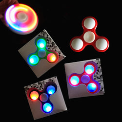 2017 Led Fidget Spinner LED Light Hand Finger Spinner Fidget ABS Spiner - spincart