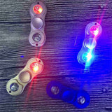 Led Light Hand Spinner Fingertip With Marquee Spiral Rotation - spincart