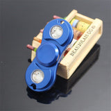 Led Light Hand Spinner Fingertip With Marquee Spiral Rotation - spincart