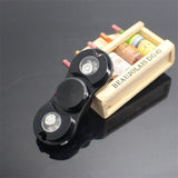 Led Light Hand Spinner Fingertip With Marquee Spiral Rotation - spincart