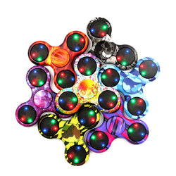 Multi Color LED Light Hand Spinner - spincart