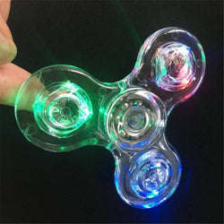 Light Clear Fidget Spinner Finger Plastic - spincart