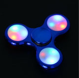 Funny joy Fidget Hand Finger Spinner As Function The LED color lights Spinning - spincart