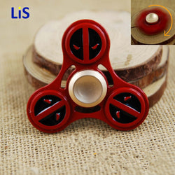 Marvel Avengers Super Heroes Deadpool Tri-Spinner Fidget Toy Metal - spincart