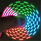 2017 Hot sell Hand Finger Spinner Figet 3D Figit with LED light Spin Pocket - spincart