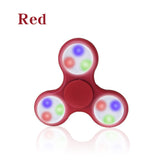 LED Light Hand Spinner Tri Fidget Flash EDC Finger Spinner Focus Anxiety Stress relax Gift Toys - spincart