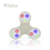 LED Light Hand Spinner Tri Fidget Flash EDC Finger Spinner Focus Anxiety Stress relax Gift Toys - spincart