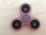 New 2017 Light Hand Fidget ABS Plastic Tri Spinner Glow in Dark tri-spinner Toy For Autism and ADHD Kids 3 Colors fidget spinne - spincart