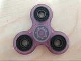 New 2017 Light Hand Fidget ABS Plastic Tri Spinner Glow in Dark tri-spinner Toy For Autism and ADHD Kids 3 Colors fidget spinne - spincart