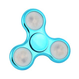 2017 Four Gear LED Flashing Hand Spinner Focus Metal Gyro Toys Finger Spinner spiner ADHD Stress Autism EDC Toy For Child&Adult - spincart