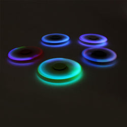 New LED Hand Fidget Clear Flash Light EDC Finger Tri Spinner For Autism ADHD Relief Focus Anxiety Stress Relax Gift Toys - spincart