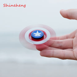 Hand Tri Spinner LED Fidget Toy Super Hero Toy Spider Metal Anti Stress Wheel Toys Stres Spiner - spincart