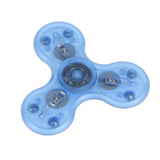 Fidget Spinner Finger Tri LED Lighting Light Glowing Luminous Spinner Stress Reducer - spincart