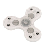 Fidget Spinner Finger Tri LED Lighting Light Glowing Luminous Spinner Stress Reducer - spincart