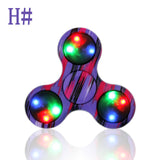 2017 LED Light Hand Finger Spinner Plastic - spincart