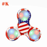 2017 LED Light Hand Finger Spinner Plastic - spincart