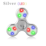LED Light Hand Spinner Tri Fidget Flash EDC Finger Spinner Focus Anxiety Stress relax Gift Toys - spincart