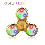 LED Light Hand Spinner Tri Fidget Flash EDC Finger Spinner Focus Anxiety Stress relax Gift Toys - spincart