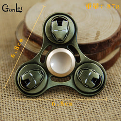 GonLeI Marvel Avengers Super Heroes Iron Man Tri-Spinner - spincart