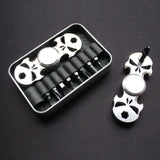 Fidget Spinner Skeleton  Hand Finger Spinner Metal Stainless Steel - spincart