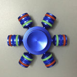 Rainbow Fidget Spinner Metal Finger Spinner Hand Spinner - spincart