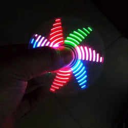 RGB Color Tri Spinners Led New Fidget Spinning - spincart
