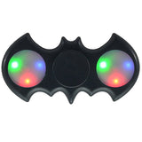 Transparent Crystal Plastic LED Light Hand Spinner Crystal Luminous Fidget Spinner Led EDC For Autism Focus Anxiety Stress Toys - spincart