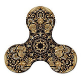 (LONSUN)Kaleidoscope color Creative Fidget Spinner LED ABS Plastic EDC Toys Hand Spinner LED Spinning Top Anti Stress Toys - spincart