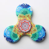 (LONSUN)Kaleidoscope color Creative Fidget Spinner LED ABS Plastic EDC Toys Hand Spinner LED Spinning Top Anti Stress Toys - spincart