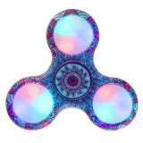 LED Light Fidget Spinner Finger ABS EDC Hand Spinner Tri For Kids Autism ADHD 5 Styles Anxiety Stress Relief Focus Handspinner - spincart