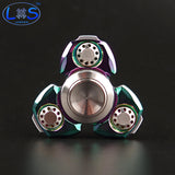 3 Color CKF Metal Two-Spinner Fidget Toy Stainless steel - spincart