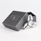 New EDC Tri-Spinner Fidget Toys Pattern Hand Spinner Metal - spincart