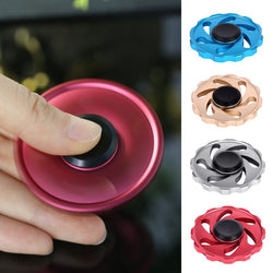2017 Finger Toys Round EDC Hand Spinner Metal HandSpinner for Autism and ADHD Relief Focus Anxiety Stress Gift - spincart