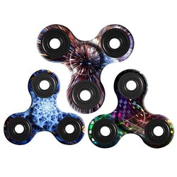 3 colors Spinning Top 2017 Hot Hand Spinner Tri Fidget Ball Desk Toy EDC Stocking Stuffer Kids Adult High Quality JC16 - spincart